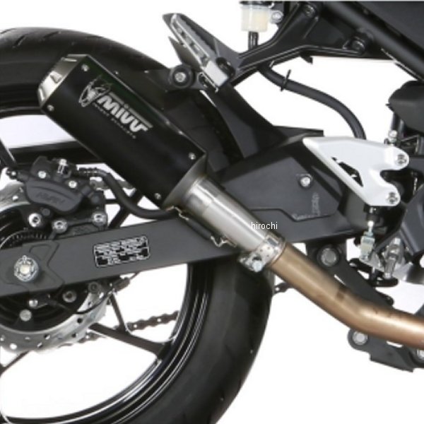 スリップオンマフラー MK3 18年-22年 Ninja400 ブラックステンレス