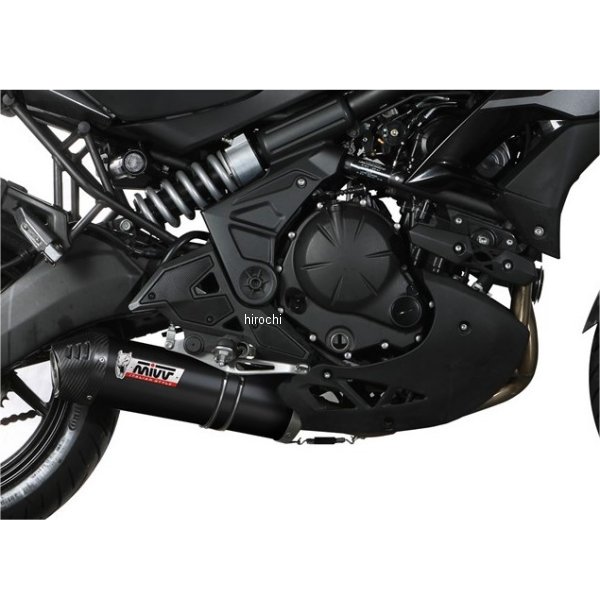 フルエキゾースト 触媒なし OVAL 21年-23年 Versys650 ステンブラック