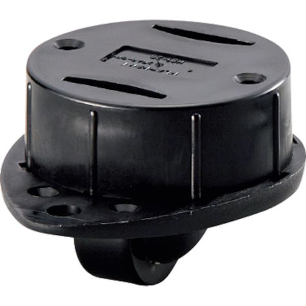 K8126B 402-8801 シークレットキャスター ナイロン車 φ26 低床21.5mm 黒 耐荷重50kgf