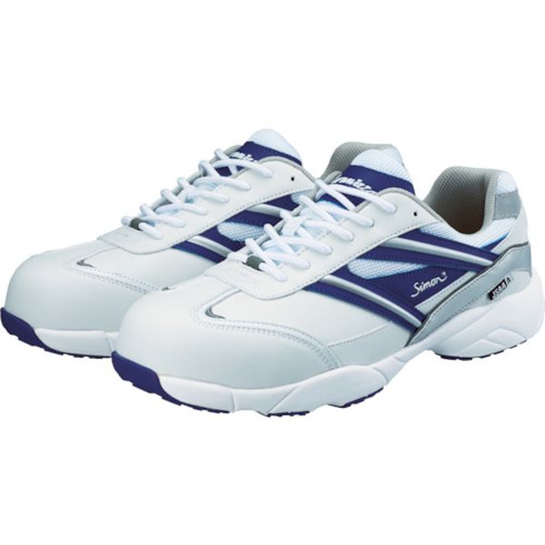 プロテクティブスニーカー KA211ホワイト/ブルー 25.5cm