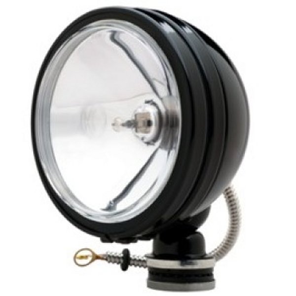 Daylighter 6in. Halogen Light 100w Spot Beam (Pair Pack System) - Black SS