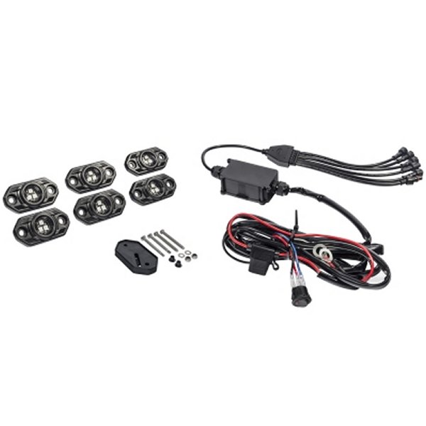 C-Series RGB LED Rock Light Kit (Incl. Wiring) - Set of 6