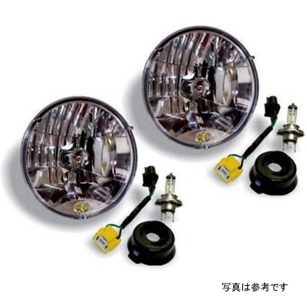 07-18 Jeep JK H4 Headlight Conversion Kit - DOT Apprv./Incl. H13 to H4 Connectors (Pair)