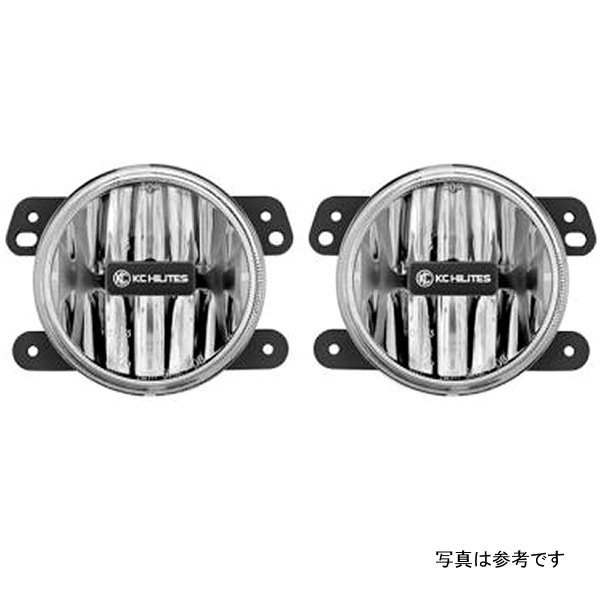 10-18 Jeep JK 4in. Gravity G4 LED Light 10w SAE/ECE Clear Fog Beam (Pair Pack System)