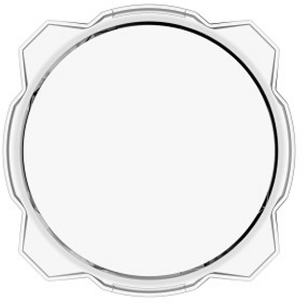 6in. Light Shield for Gravity Pro6 LED Lights (Single) - Clear