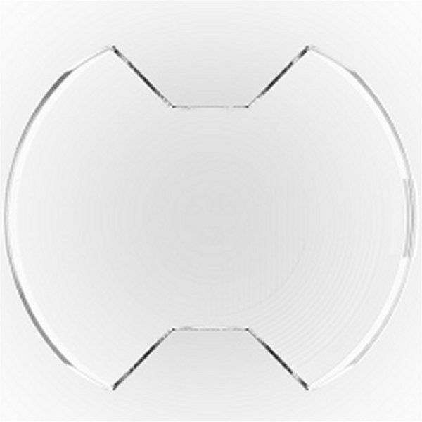 SlimLite 6in Light Shield - SAE Driving Beam - Clear