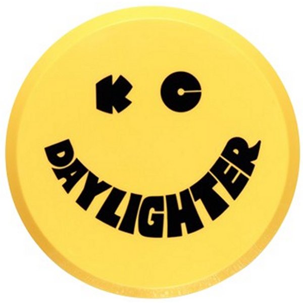 6in. Round Hard Cover for Daylighter/SlimLite/Pro-Sport (Single) - Yellow w/Black Smile