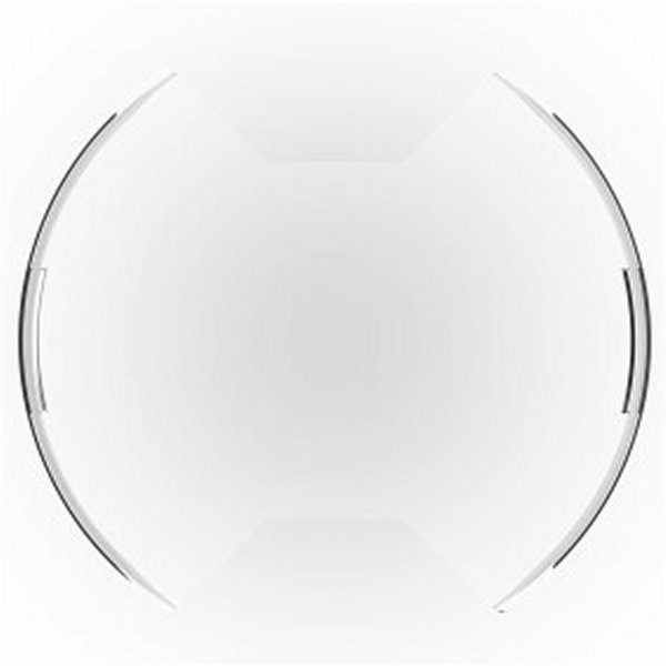 SlimLite 8in. LED Light Shield (Shield Only) - Clear