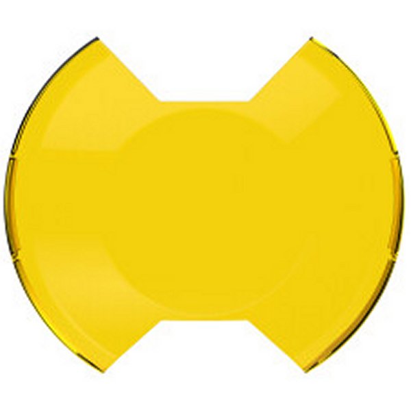 SlimLite 8in. LED Light Shield SAE Driving (Shield Only) - Selective Yellow