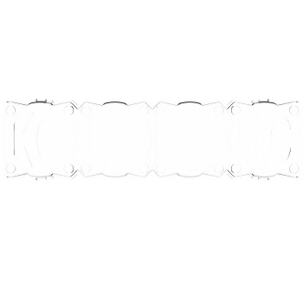 FLEX ERA LED Light Bar 10in. Light Shield - Clear (SHIELD ONLY)