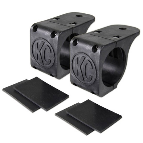 Universal Tube Clamp Light Mount Bracket Set / 1.75in. to 2in. Bar (Pair)