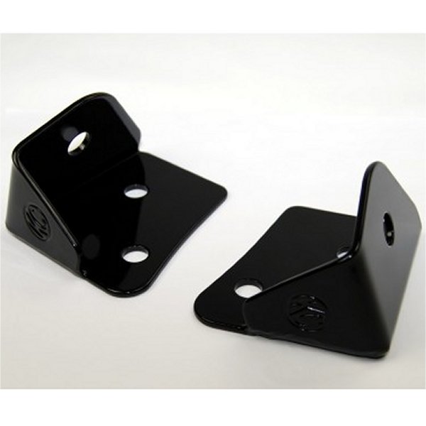 07-18 Jeep JK A-Pillar Windshield Light Mount Bracket Set (Pair) - Black