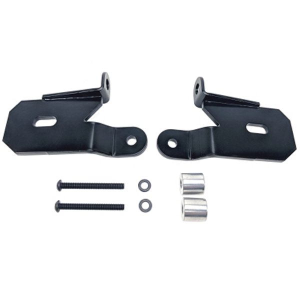 18-19 Jeep Wrangler JL A-Pillar Light Mount Bracket Set (Pair) - Black