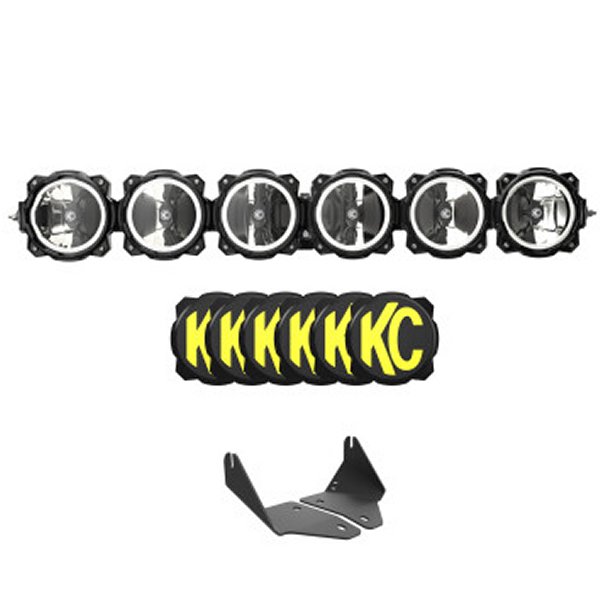 2020+ Polaris RZR Turbo R/Pro XP 39in. Pro6 Gravity LED 6-Light 120w Combo Beam