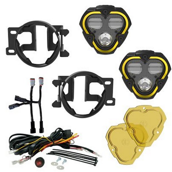 FLEX ERA 3 Dual Mode SAE Fog Lights - 2-Light Master Kit for Toyota Tacoma/4Runner/Tundra