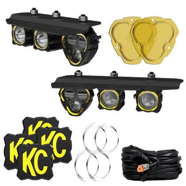 2021+ Ford Bronco FLEX ERA 3 Dual Mode SAE Fog Light Pocket Kit