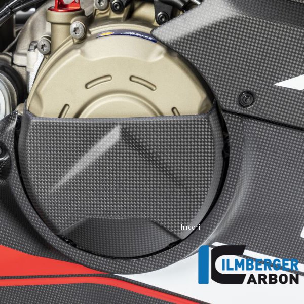 クラッチカバー 艶なし 20年-21年 ドゥカティ PANIGALE V4 マットカーボン