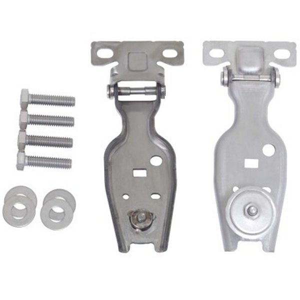 07-18 Jeep Wrangler JK Liftgate Hinge Pair Bare Grey