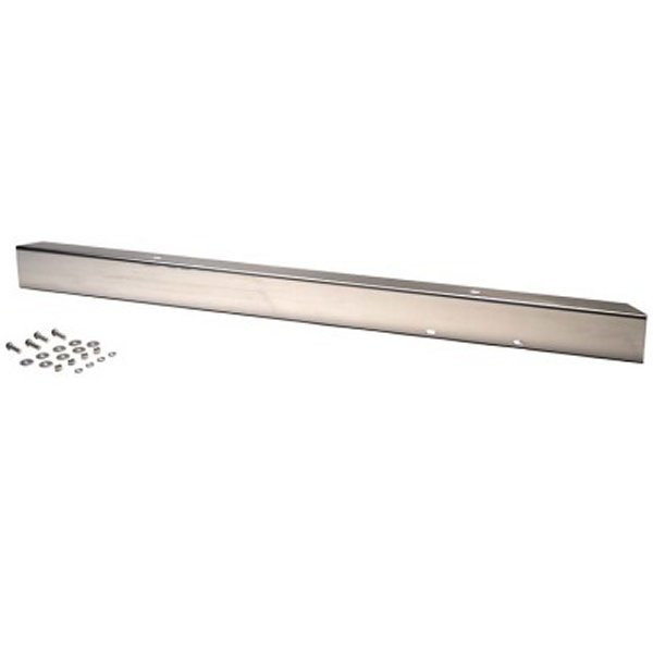 45-86 Jeep CJ 54 Inch Front Bumper Without holes (No License Plate Holes)- Polished Silver