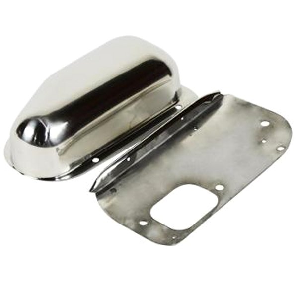 76-86 Jeep Wiper Motor Cover CJ - Polished Silver