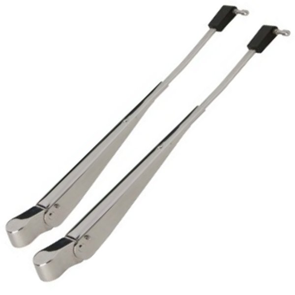 87-95 Jeep Wrangler YJ Windshield Wiper Arms Pair - Polished Silver