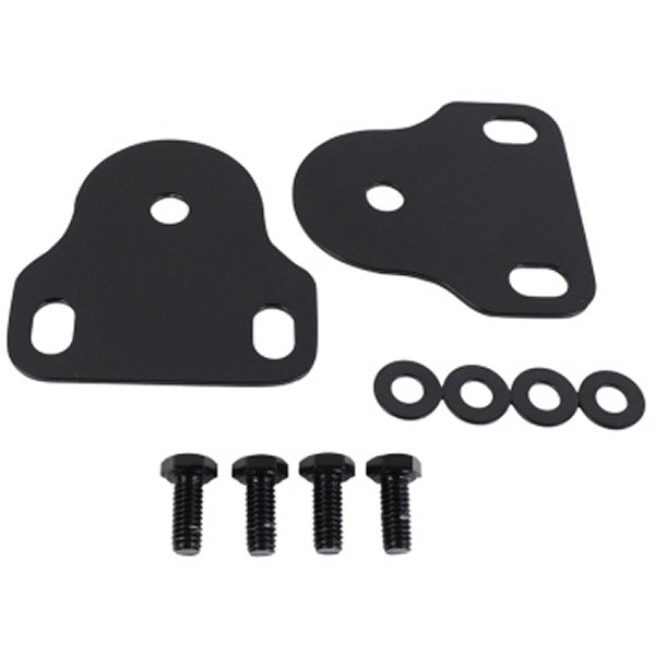 76-95 Jeep CJ/Wrangler YJ Interior Windshield Brackets Pair - Powdercoat Black