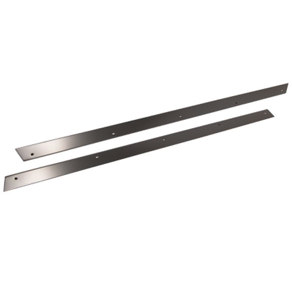 76-86 Jeep CJ7 Rocker Guards Black Powdercoat Stainless