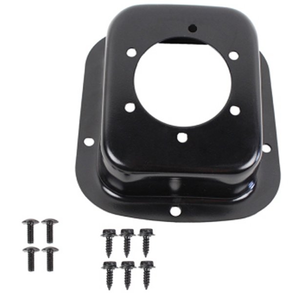 78-95 Jeep CJ/Wrangler YJ Gas Filler Neck - Powdercoat Black