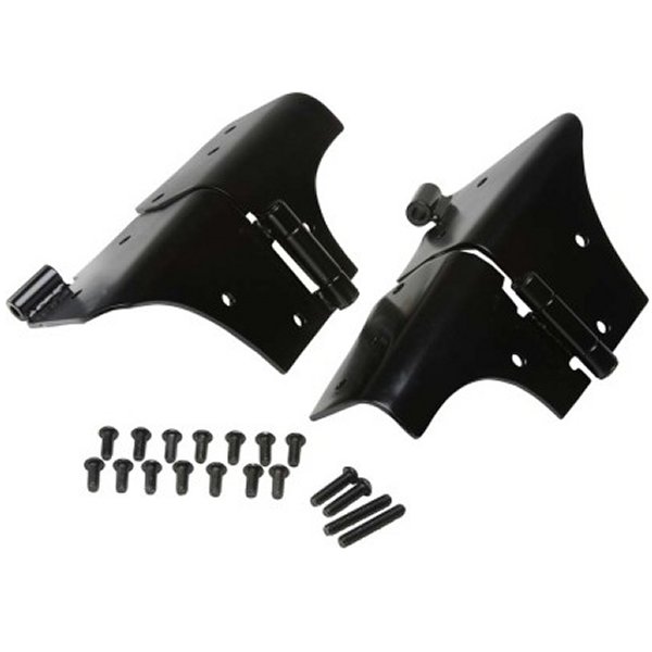 97-06 Jeep Wrangler TJ Windshield Hinge Pair- Powdercoat Black