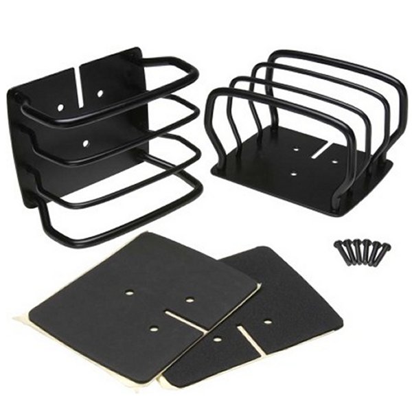 76-06 JEEP CJ/Wrangler YJ/TJ Taillight Guard Pair - Powdercoat Black