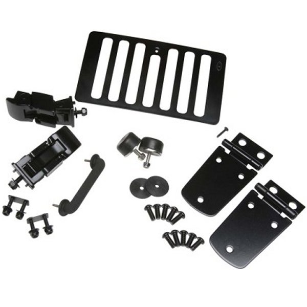 98-06 Jeep Wrangler TJ Hood Kit - Powdercoat Black