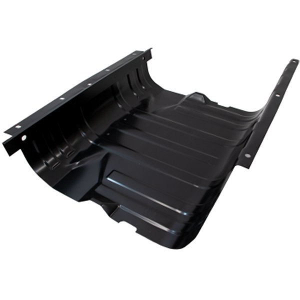 76-90 Jeep CJ/Wrangler YJ Gas Tank Skid Plate W/Strap Black Stainless