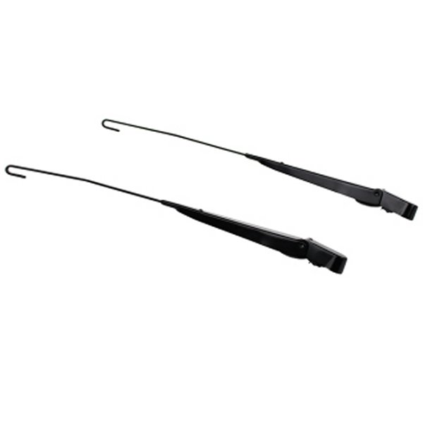 97-06 Jeep Wrangler TJ Windshield Wiper Arms Pair - Powdercoat Black