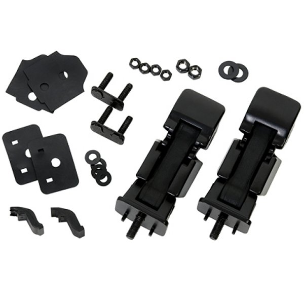 07-18 Jeep Wrangler JK Hood Catch Pair - Powdercoat Black