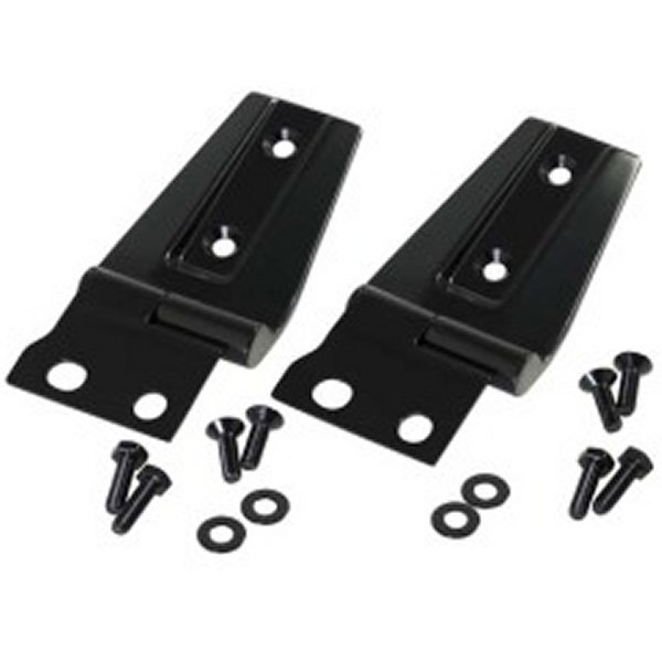 07-18 Jeep Wrangler JK Hood Hinge Pair - Powdercoat Black