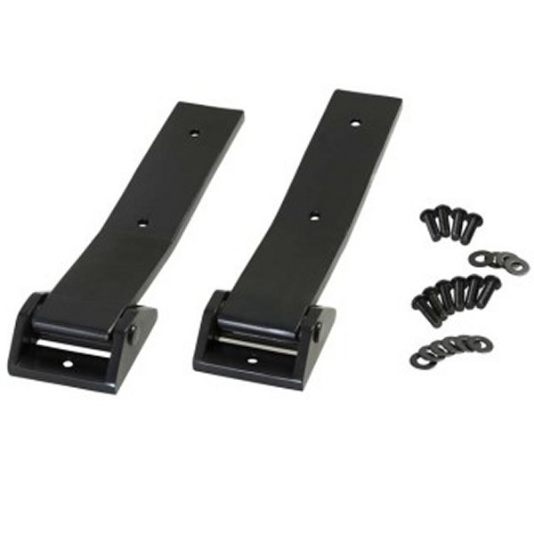 07-18 Jeep Wrangler JK Tailgate Hinge Pair - Powdercoat Black
