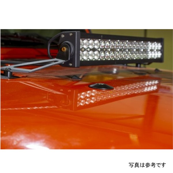 97-19 Jeep Wrangler JK/TJ Hood Bumper Deletes Black Powdercoat Stainless Steel