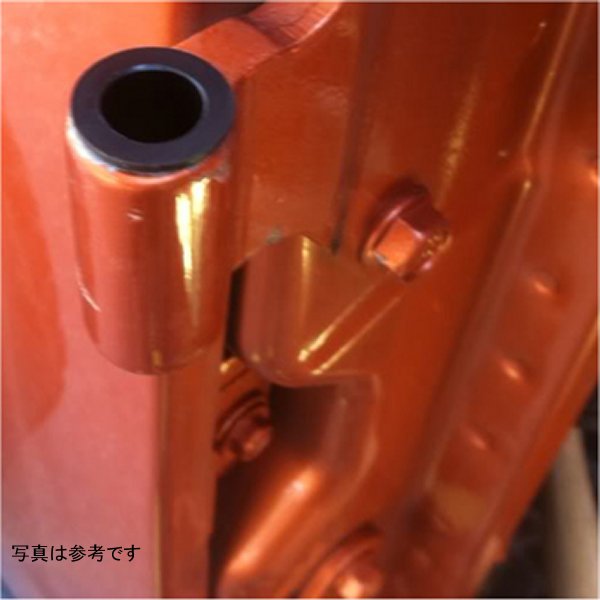 07-18 Jeep Wrangler JK Door Hinge Liners 4 Door - Textured Black