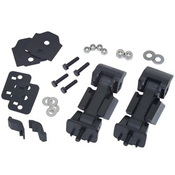 07-18 Jeep Wrangler JK Hood Catch Pair- Textured Black