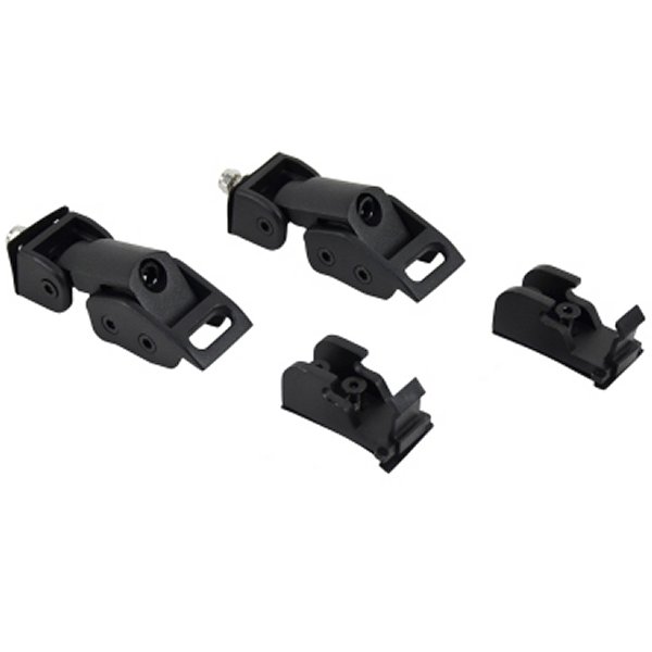 97-06 Jeep Wrangler TJ Hood Catch Kit - Textured Black