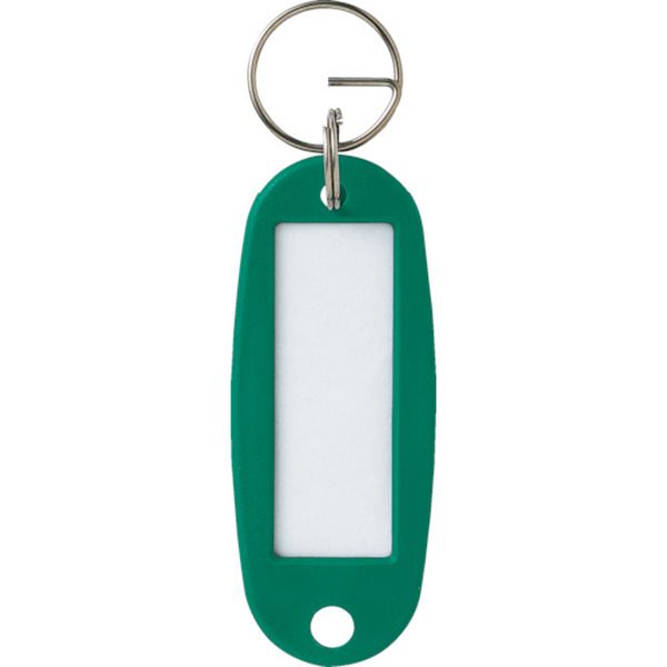 キーホルダー名札 ハードタイプ 10枚 緑