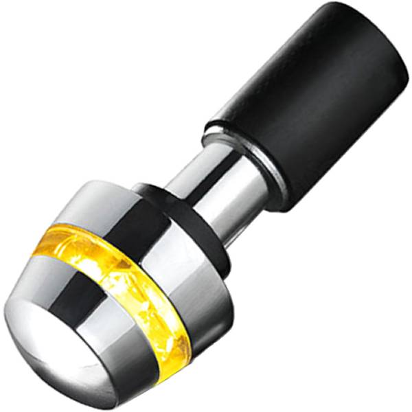 ハンドルバーエンド ウインカー BL2000 クローム/クリアー アンバー