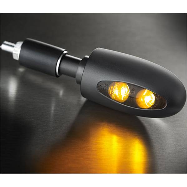 ハンドルバーエンド ウインカー BL1000 Dark マットブラック/スモーク アンバー