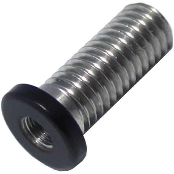 取付部変換アダプター Bullet Atto、RhombusS、microS用 M5→M8 x 20mm ブラック 1個売り