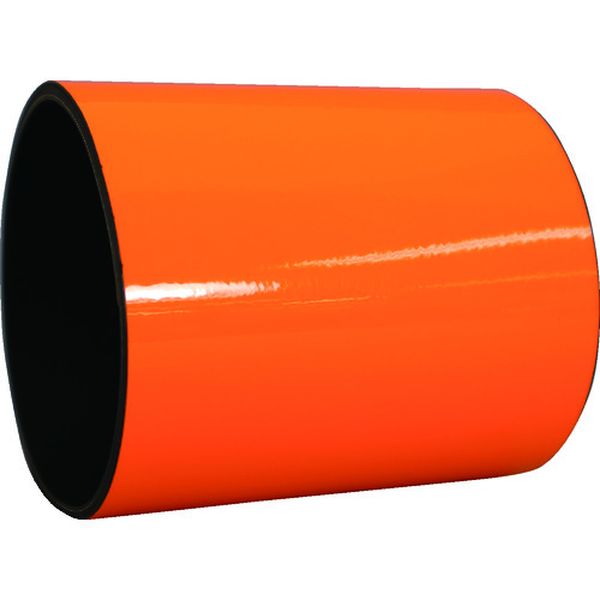 蛍光マグネットシート 100mmX1M オレンジ