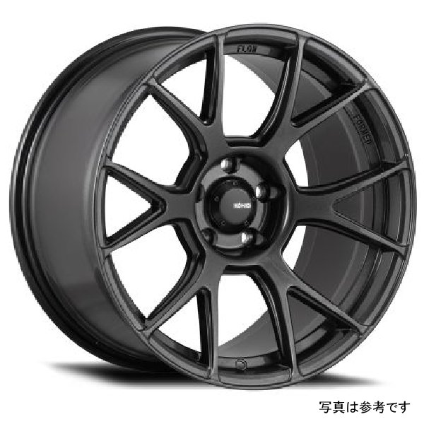 Ampliform 18x8.5 5x108 ET43 Dark Metallic Graphite