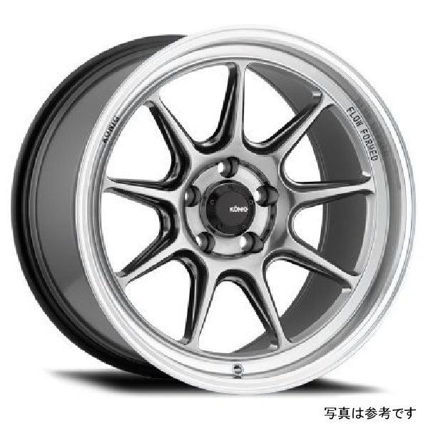 Countergram 15x9 4x100 ET35 Hyper Chrome / Machined Lip