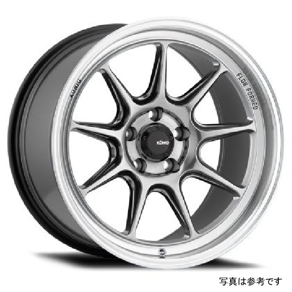 Countergram 18x9.5A 5x114.3 ET35 Hyper Chrome / Machined Lip
