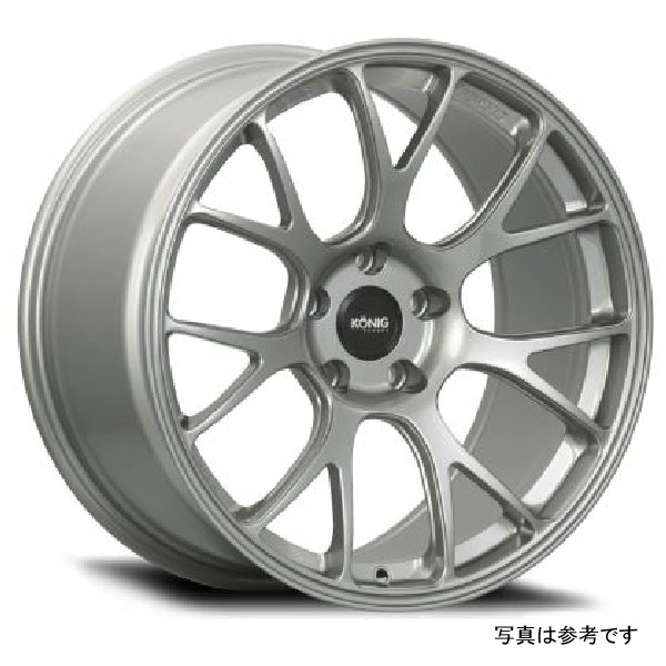 Forged F1M 18X8.5 5X114.3 ET35 Ash Silver Knurled Bead