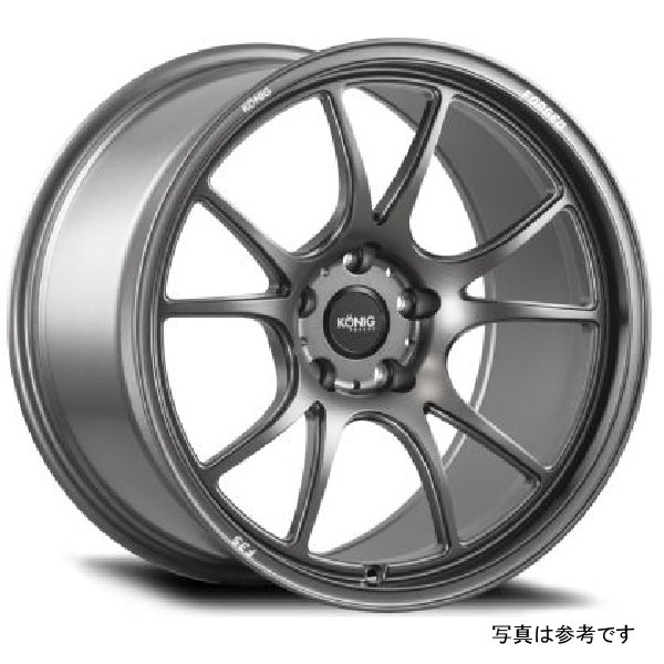 Forged F3S 18X9.5 5X114.3 ET35 Satin Charcoal Knurled Bead